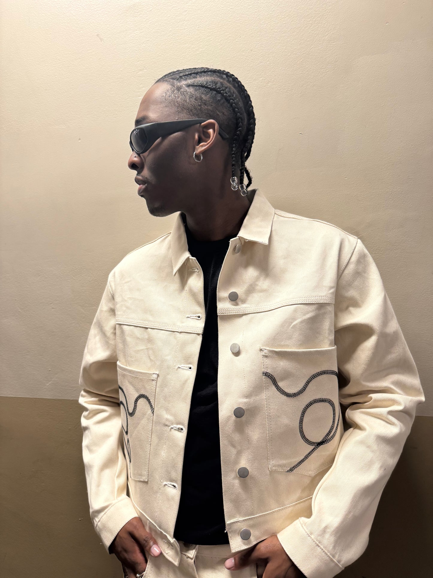 Cöverstitch Cropped Denim Jacket
